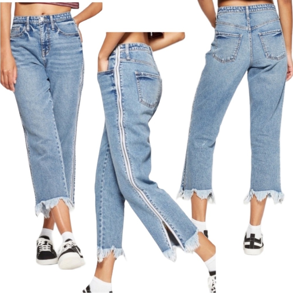 Wild Fable jeans with side zipper
